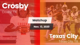 Matchup: Crosby  vs. Texas City  2020