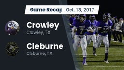 Recap: Crowley  vs. Cleburne  2017