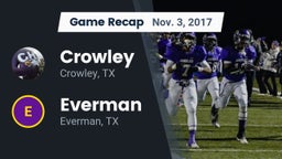 Recap: Crowley  vs. Everman  2017
