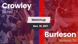 Matchup: Crowley  vs. Burleson  2017