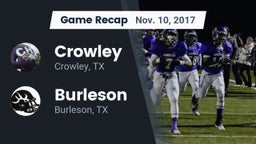 Recap: Crowley  vs. Burleson  2017