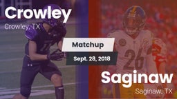 Matchup: Crowley  vs. Saginaw  2018