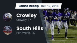 Recap: Crowley  vs. South Hills  2018