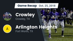 Recap: Crowley  vs. Arlington Heights  2018