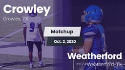 Matchup: Crowley  vs. Weatherford  2020