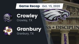 Recap: Crowley  vs. Granbury  2020