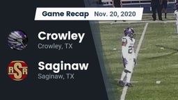 Recap: Crowley  vs. Saginaw  2020