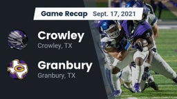 Recap: Crowley  vs. Granbury  2021