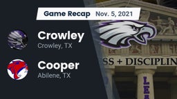 Recap: Crowley  vs. Cooper  2021
