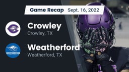 Recap: Crowley  vs. Weatherford  2022
