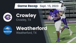Recap: Crowley  vs. Weatherford  2023