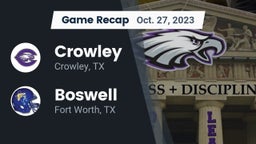 Recap: Crowley  vs. Boswell   2023