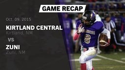 Recap: Kirtland Central  vs. Zuni  2015