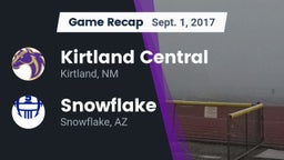 Recap: Kirtland Central  vs. Snowflake  2017
