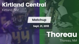 Matchup: Kirtland Central vs. Thoreau  2018