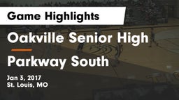 Oakville Senior High vs Parkway South  Game Highlights - Jan 3, 2017