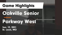Oakville Senior  vs Parkway West  Game Highlights - Jan. 19, 2021