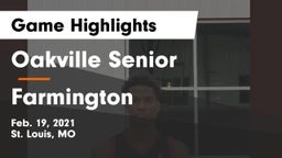 Oakville Senior  vs Farmington  Game Highlights - Feb. 19, 2021