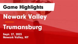 Newark Valley  vs Trumansburg Game Highlights - Sept. 27, 2023