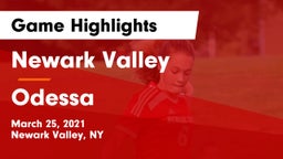 Newark Valley  vs Odessa Game Highlights - March 25, 2021