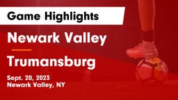 Newark Valley  vs Trumansburg Game Highlights - Sept. 20, 2023