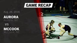 Recap: Aurora  vs. McCook  2016