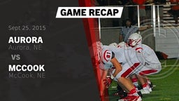 Recap: Aurora  vs. McCook  2015