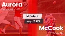Matchup: Aurora  vs. McCook  2017
