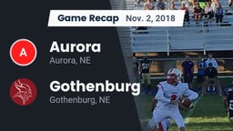 Recap: Aurora  vs. Gothenburg  2018