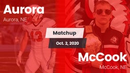 Matchup: Aurora  vs. McCook  2020