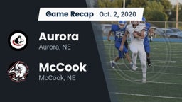 Recap: Aurora  vs. McCook  2020