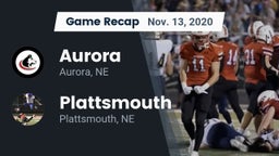 Recap: Aurora  vs. Plattsmouth  2020