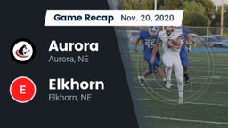 Recap: Aurora  vs. Elkhorn  2020