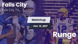 Matchup: Falls City High vs. Runge  2017
