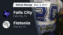 Recap: Falls City  vs. Flatonia  2017
