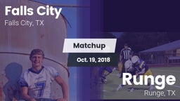 Matchup: Falls City High vs. Runge  2018