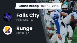 Recap: Falls City  vs. Runge  2018