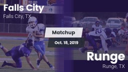 Matchup: Falls City High vs. Runge  2019
