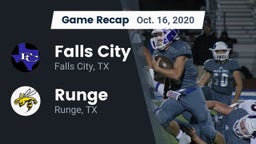 Recap: Falls City  vs. Runge  2020