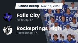 Recap: Falls City  vs. Rocksprings High 2023
