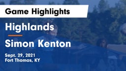 Highlands  vs Simon Kenton Game Highlights - Sept. 29, 2021