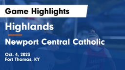 Highlands  vs Newport Central Catholic  Game Highlights - Oct. 4, 2023