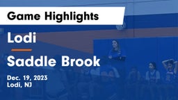 Lodi  vs Saddle Brook  Game Highlights - Dec. 19, 2023