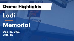 Lodi  vs Memorial  Game Highlights - Dec. 28, 2023