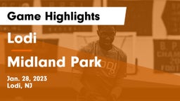 Lodi  vs Midland Park  Game Highlights - Jan. 28, 2023