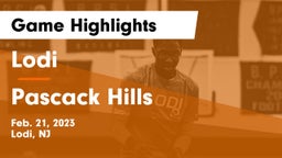 Lodi  vs Pascack Hills  Game Highlights - Feb. 21, 2023