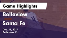 Belleview  vs Santa Fe  Game Highlights - Dec. 15, 2017