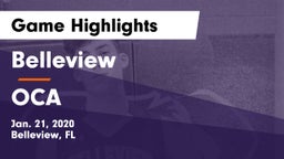Belleview  vs OCA Game Highlights - Jan. 21, 2020