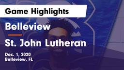 Belleview  vs St. John Lutheran  Game Highlights - Dec. 1, 2020