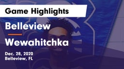 Belleview  vs Wewahitchka  Game Highlights - Dec. 28, 2020